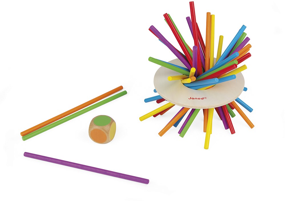 Janod | Crazy Sticks – behendigheidsspel van hout