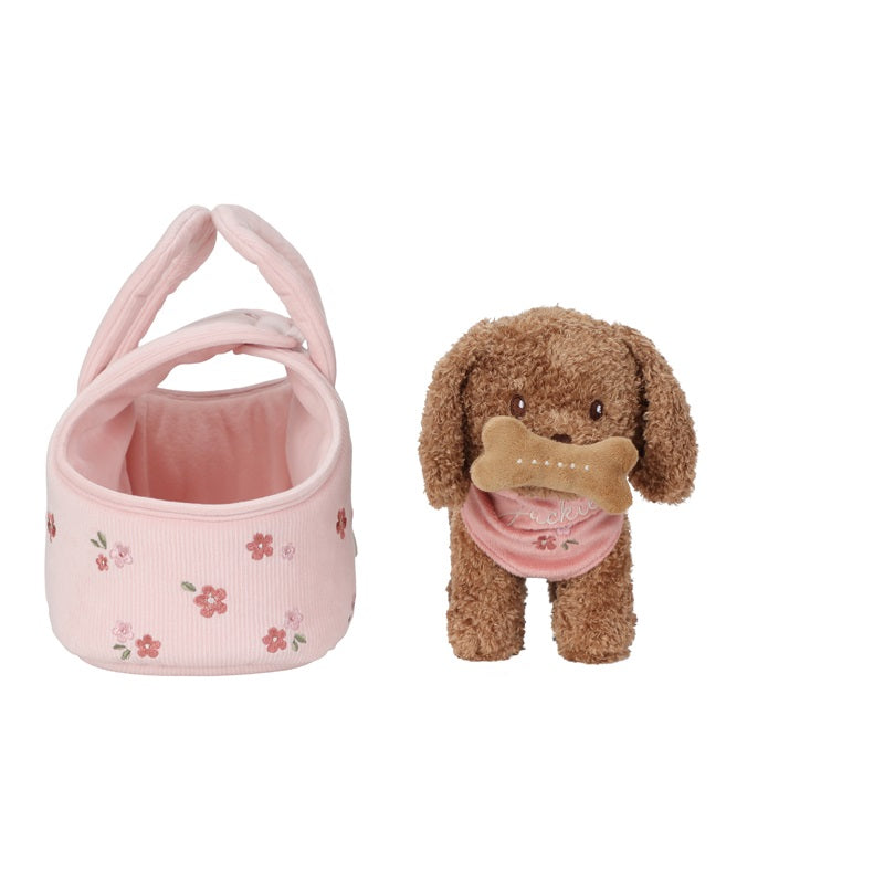 zachte knuffel hond voor kinderen little dutch