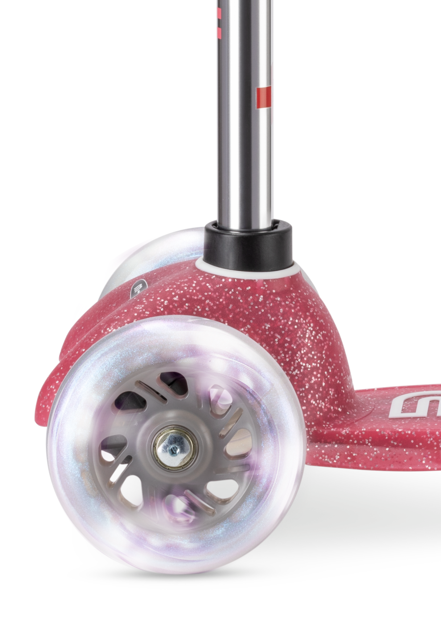 Micro Step | Mini Micro Deluxe Fairy Glitter LED – 3-wiel kinderstep roze
