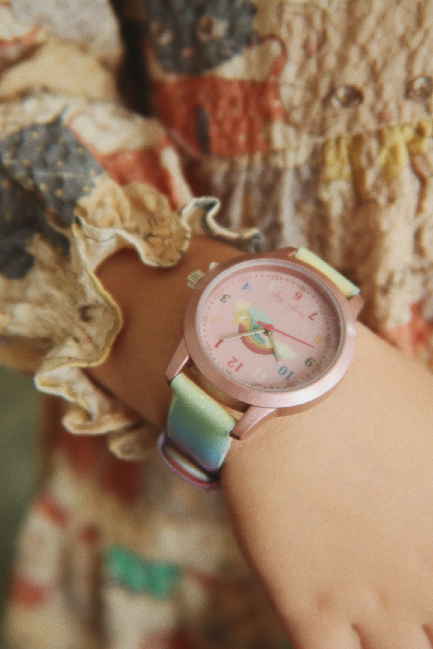 Konges Sløjd | Kinderhorloge Rainbow - Rainbow Glitter