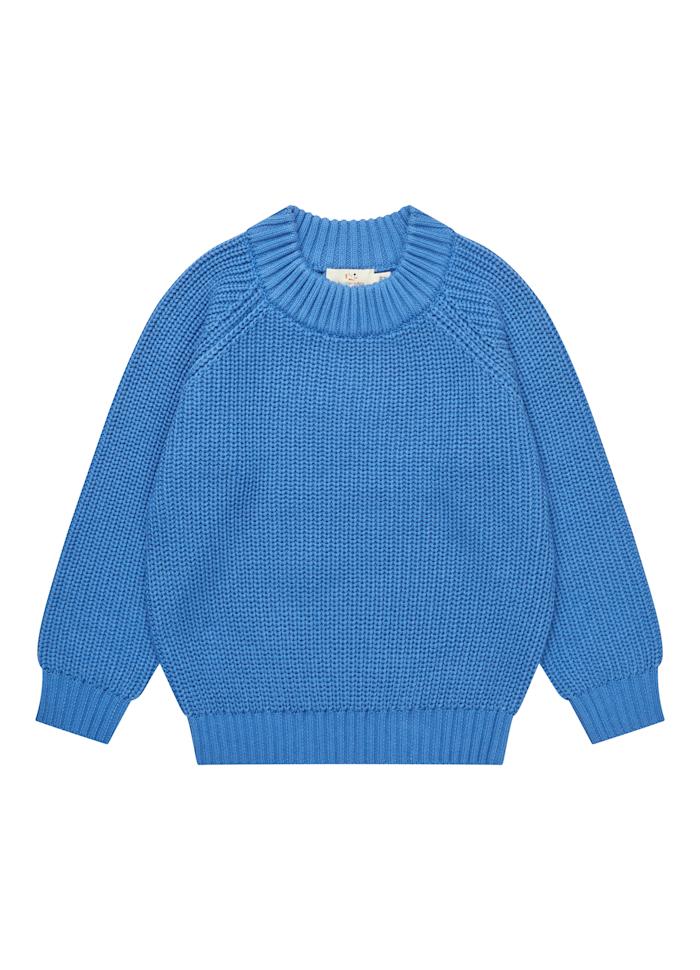 Copenhagen colors | Knitted classic trui blauw en roze