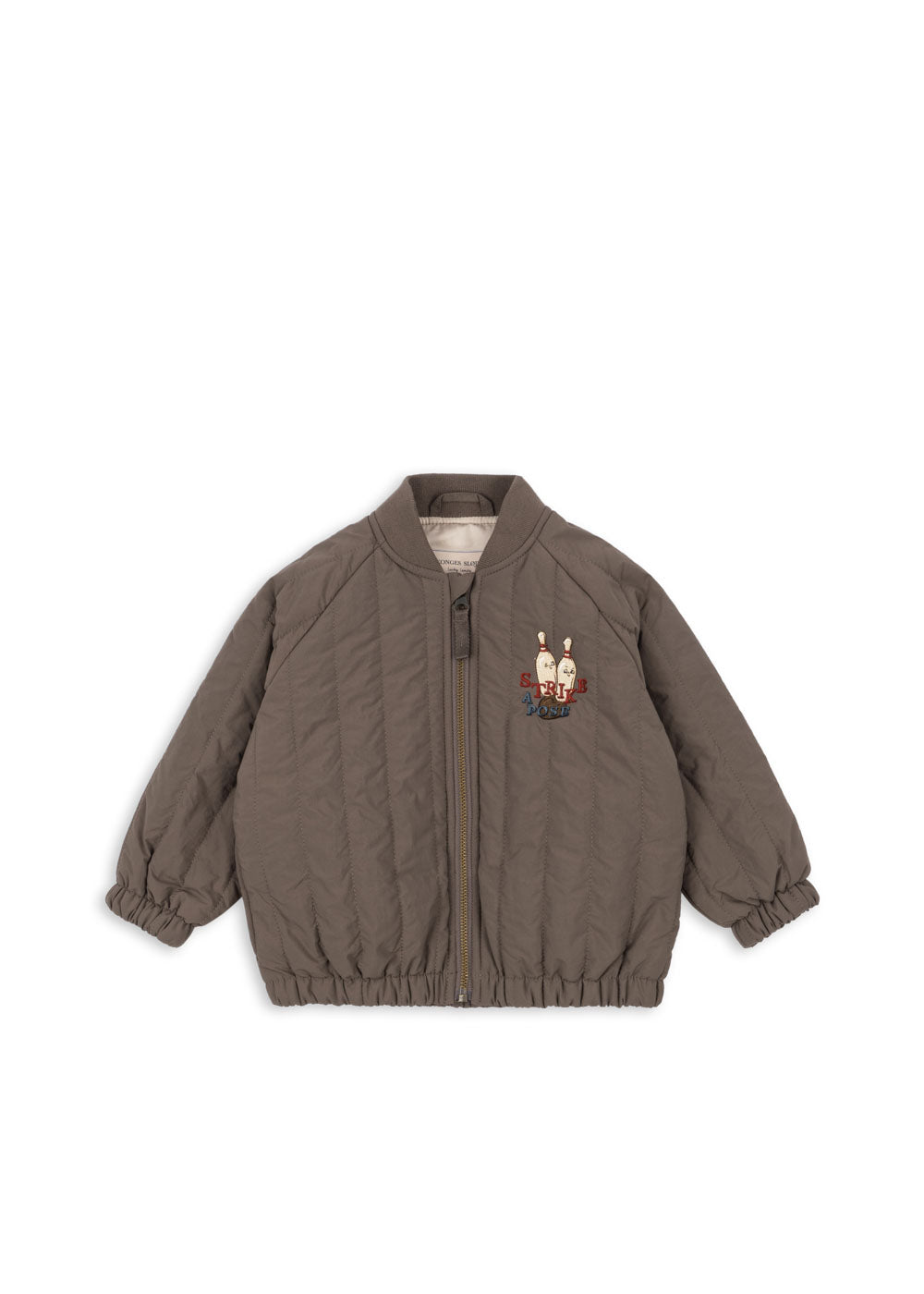 Konges Sløjd | Strike A Pose Bomber Jacket met Bowling Borduring