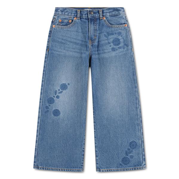 Levi's Kids LVG Embroidered High Rise Baggy Tide Me Over - Meisjes