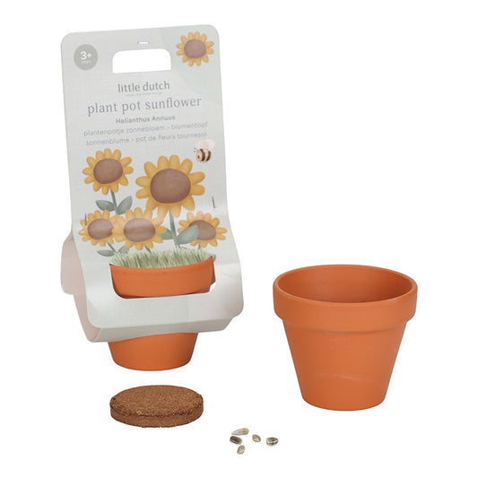 zonnebloem kweken met kinderen tuinieren set