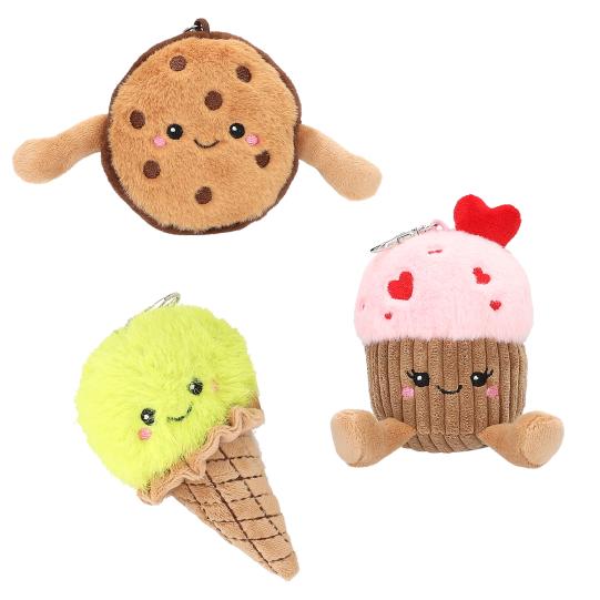 TOPModel | Knuffelhanger Candy Glam – Schattige Pluche Snoephanger voor Tas of Rugzak