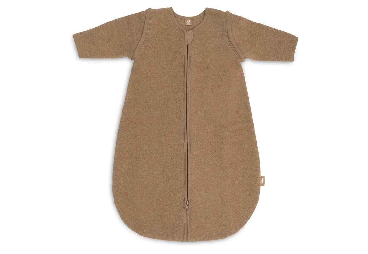 Jollein | Slaapzak met afritsbare mouwen Merino Wol Felted Dark Haze