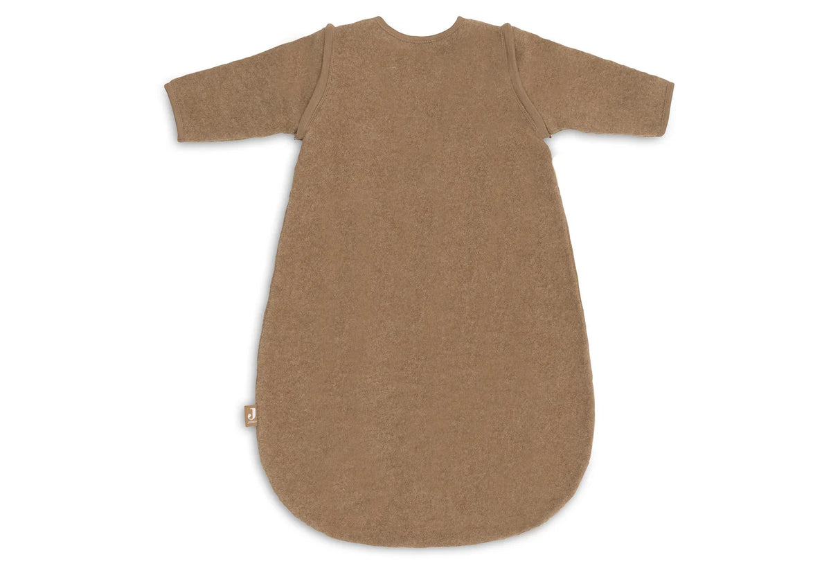 Jollein | Slaapzak met afritsbare mouwen Merino Wol Felted Dark Haze