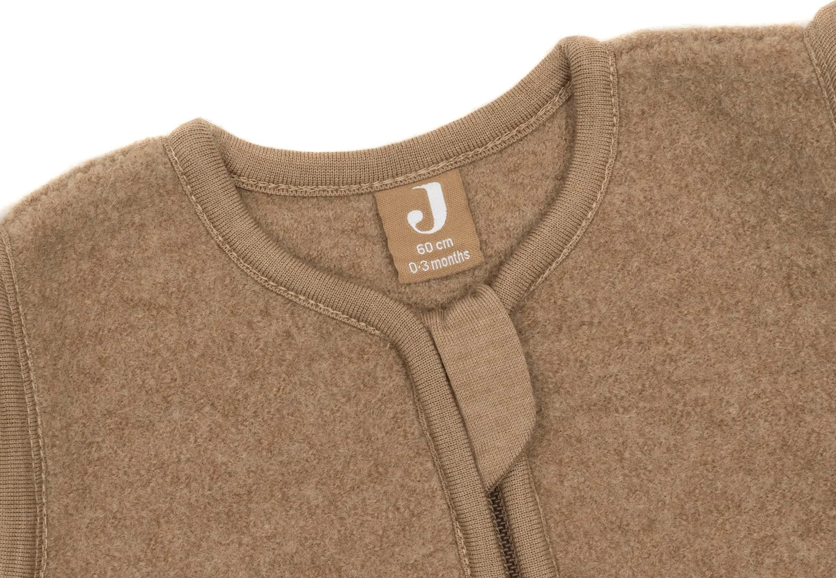 Jollein | Slaapzak met afritsbare mouwen Merino Wol Felted Dark Haze