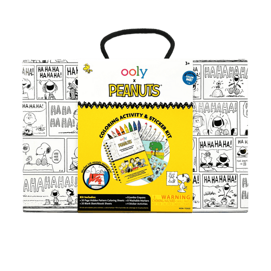Ooly | x Peanuts Kleur- & Sticker Activiteitenkit – Creatief Plezier met Snoopy