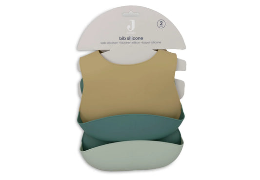 Jollein | Siliconen slabben 2-pack Jade Shades