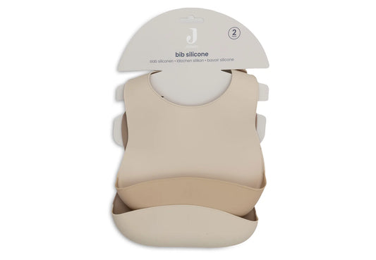 Jollein | Siliconen slabben 2-pack Natural Shades