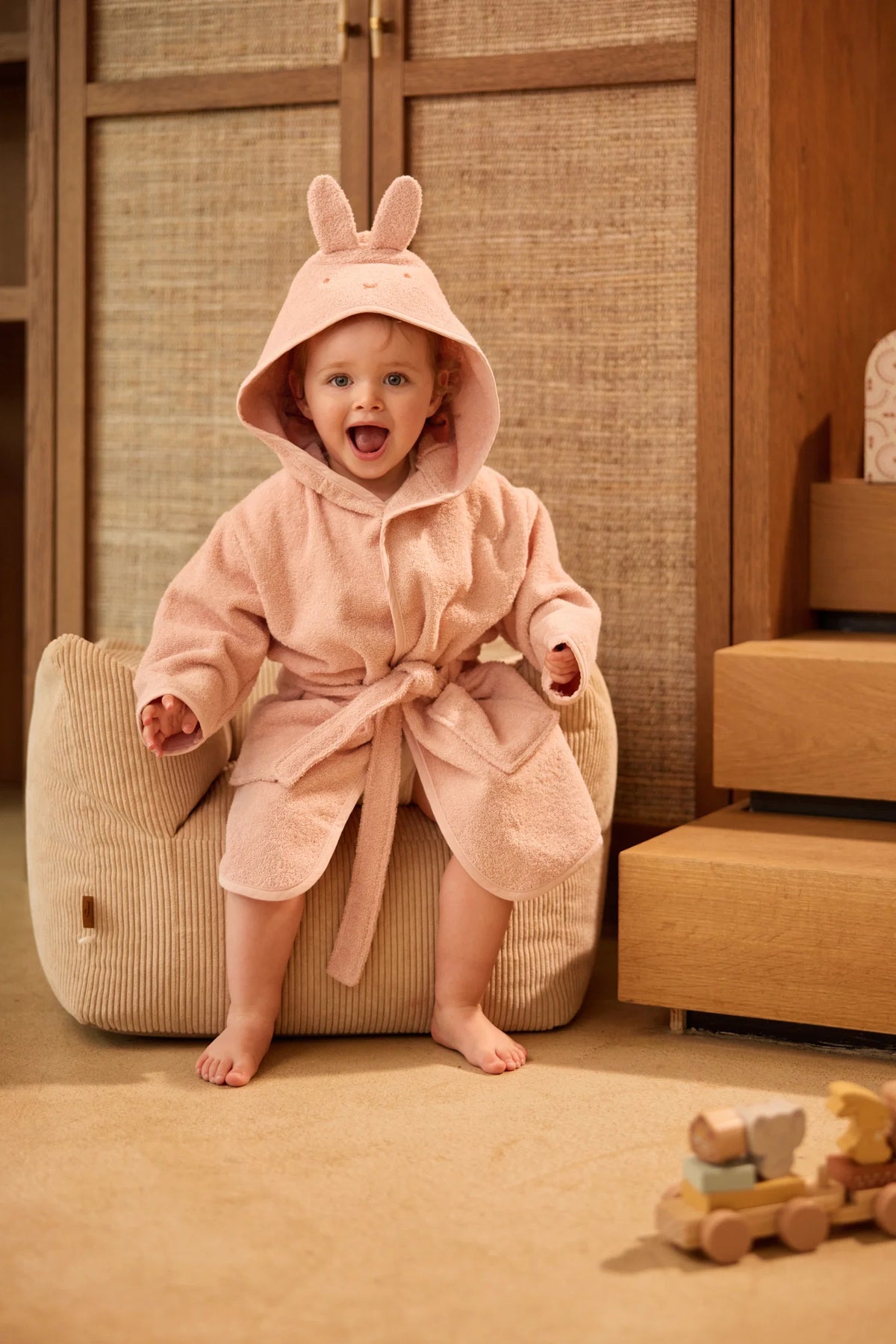 Jollein | Miffy badjas 1-2 jaar Silk Rose