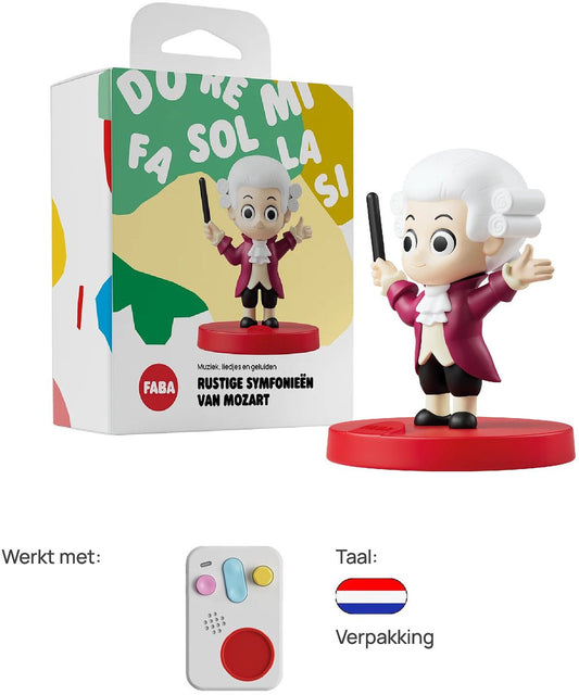 FABA | Luisterfiguur Mozart – Rustige Symfonieën voor kinderen