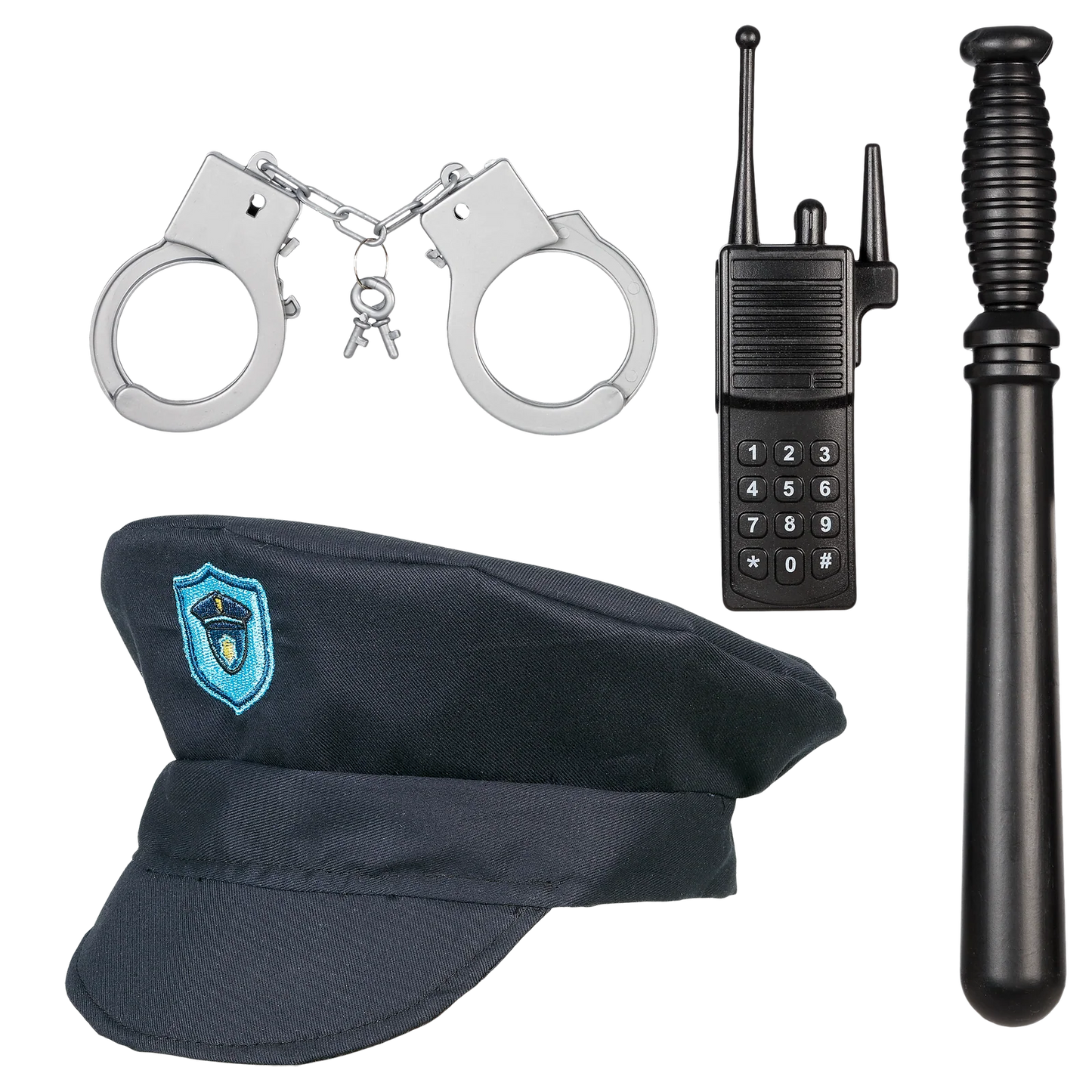 Souza | Politie Kostuum Kind – Complete Set met Accessoires (4-7 jaar)