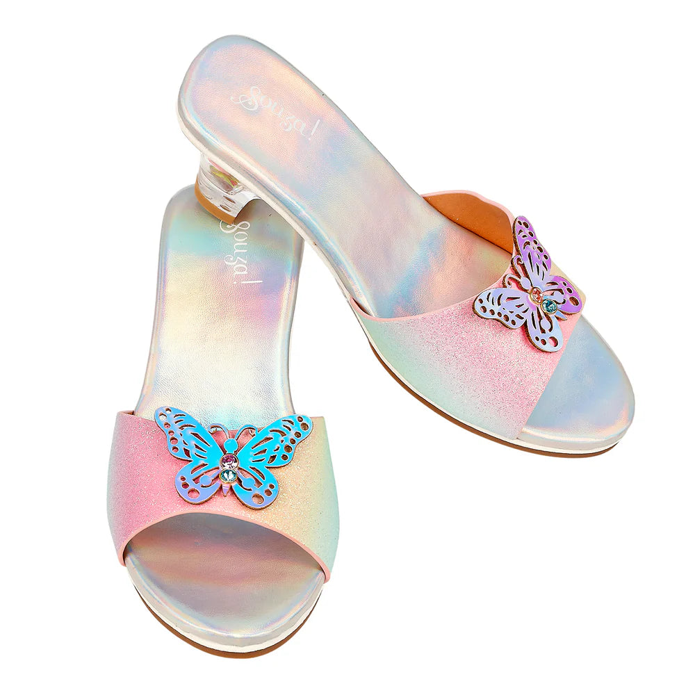Souza | Ophelie Slippers met Hak – Regenboog Vlinder