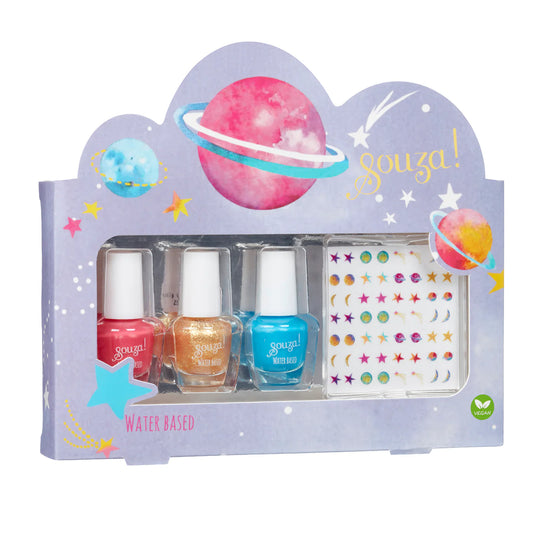 Souza | Nagellak & Stickers Galaxy – Kinder Nagelset