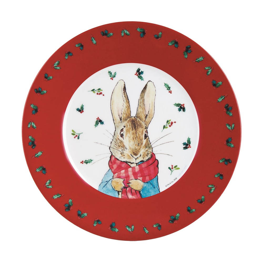 Peter Rabbit | Kerstbordje Met Benjamin Konijn | Petit Jour Paris