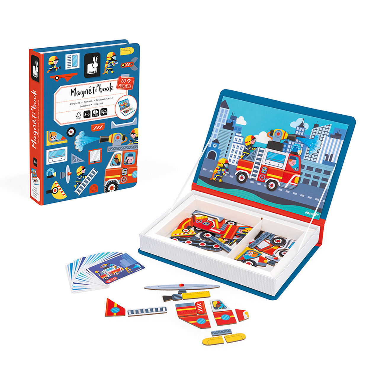 Janod | Magnetibook Brandweer