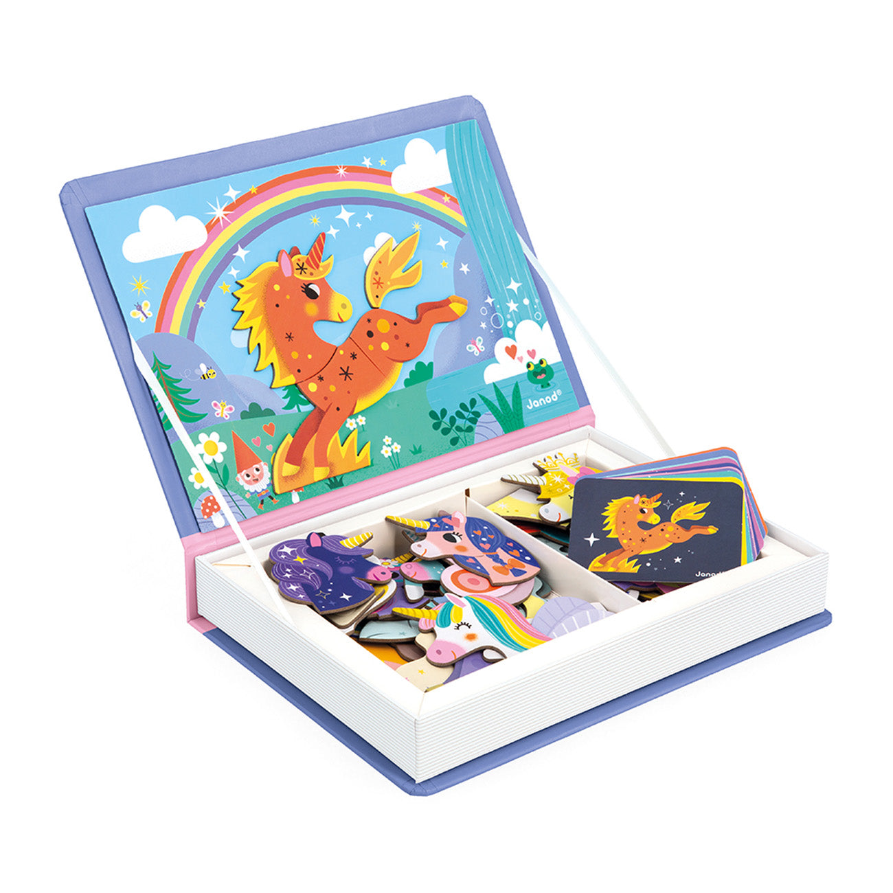 Janod | Magnetibook Eenhoorns – Creatief Magneetspel Unicorn