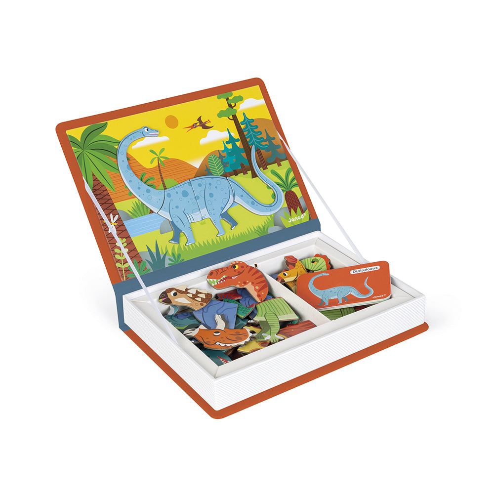 Janod | Magnetibook Dino – Educatief Magneetspel Dinosaurussen