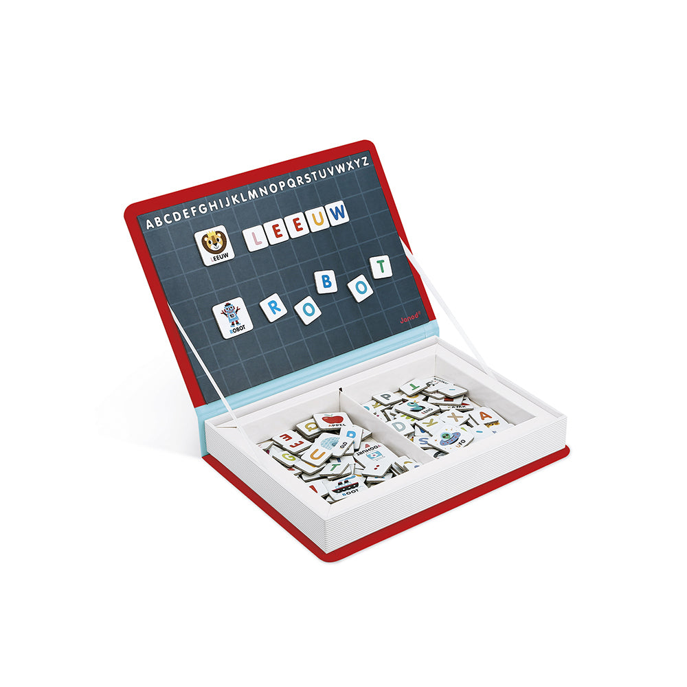 Janod | Magnetibook Alfabet NL – Educatief Magneetspel Letters