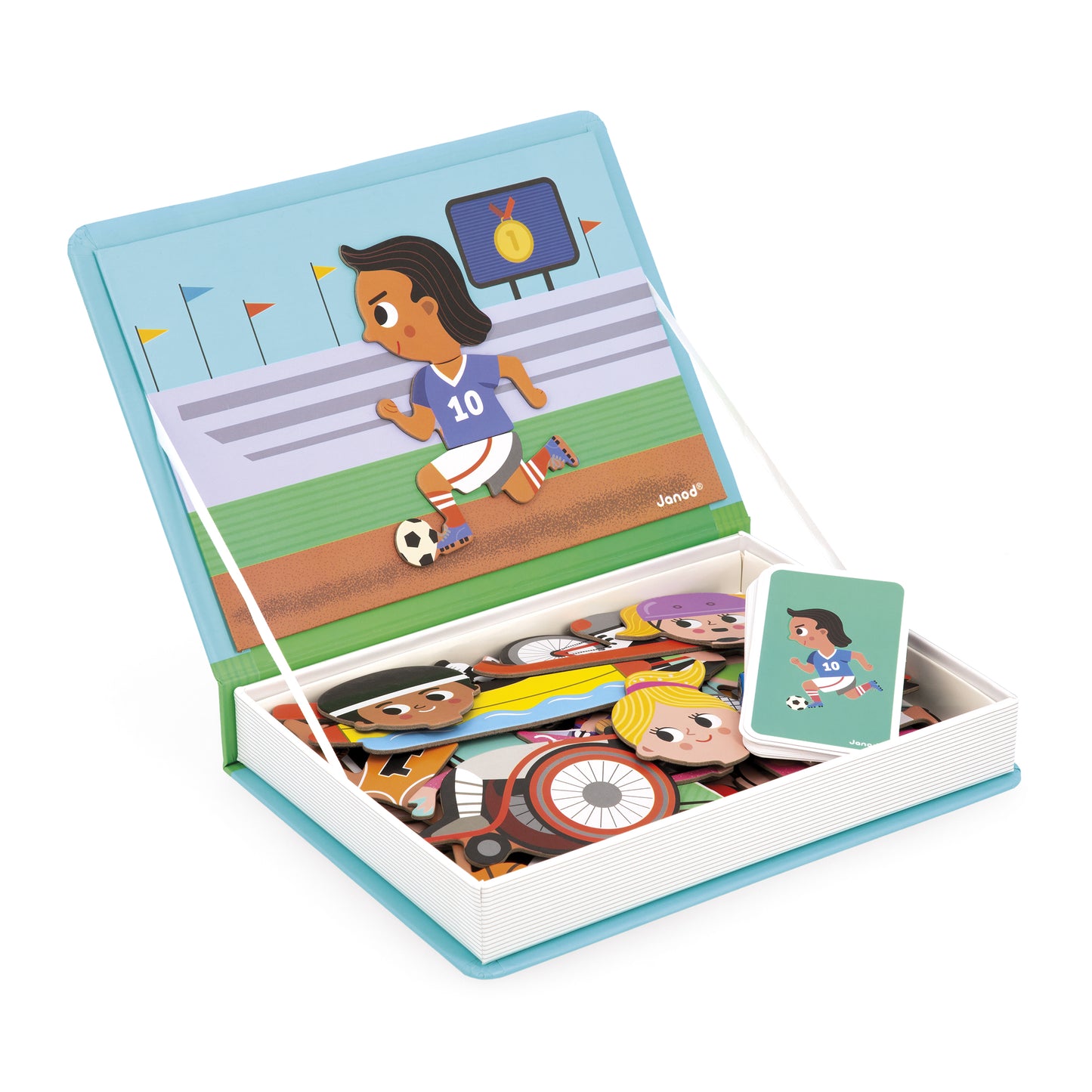 Janod | Magnetibook Sporten – Creatief Magneetspel