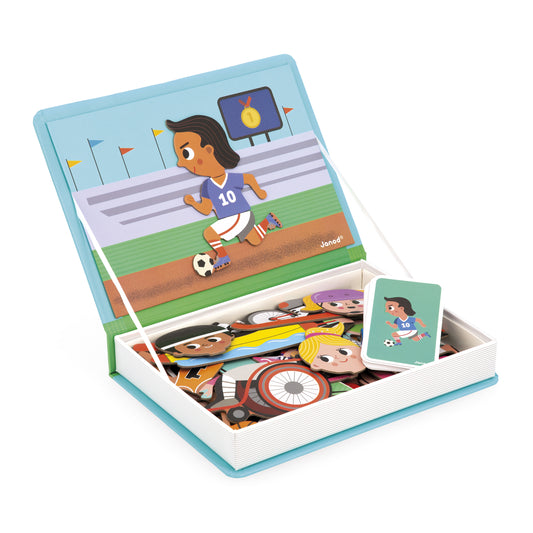 Janod | Magnetibook Sporten – Creatief Magneetspel