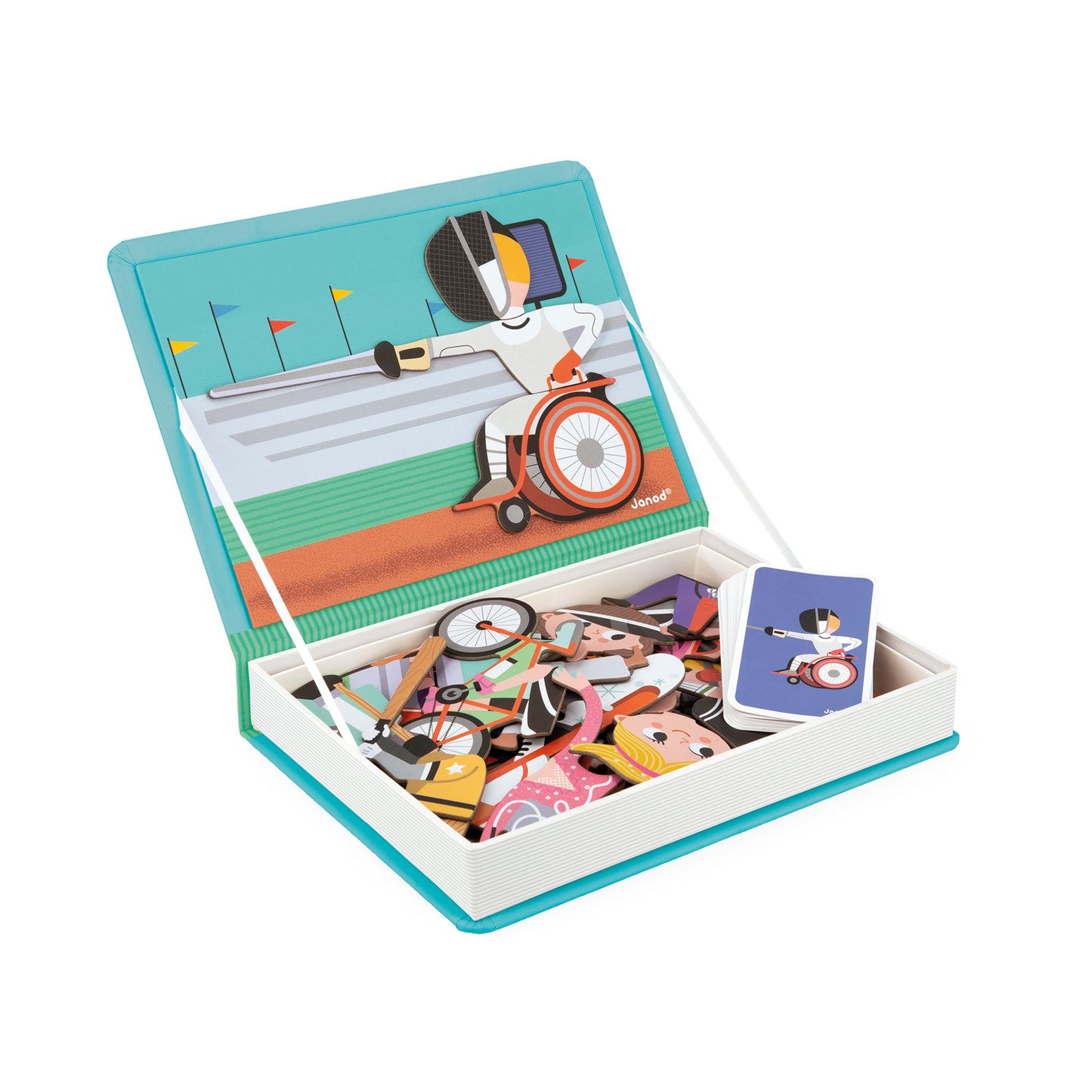 Janod | Magnetibook Sporten – Creatief Magneetspel
