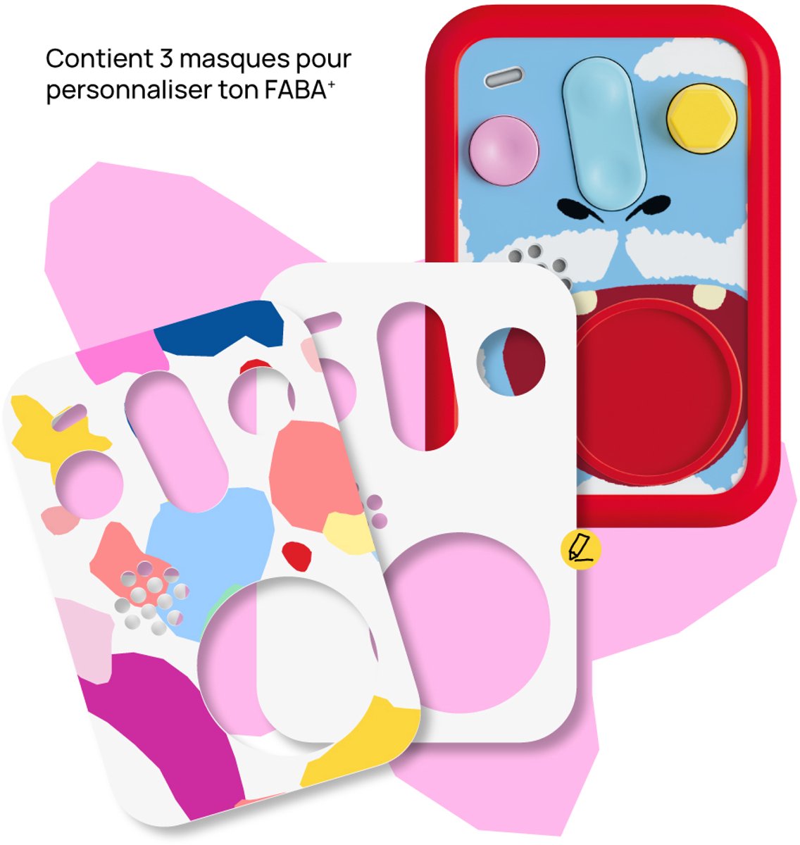 FABA | Patapum Beschermhoes Rood – Siliconen hoes voor FABA+