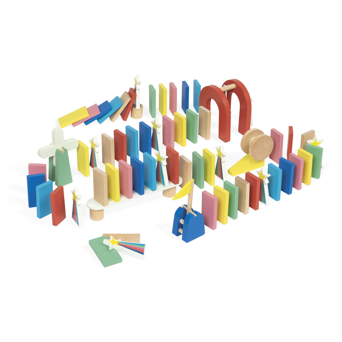 Janod | Applepop – Domino Parcours (100-delig)