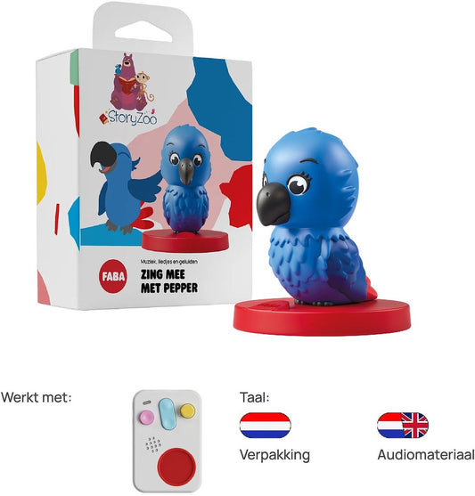 FABA | Luisterfiguur Zing Mee met Pepper – Kinderliedjes