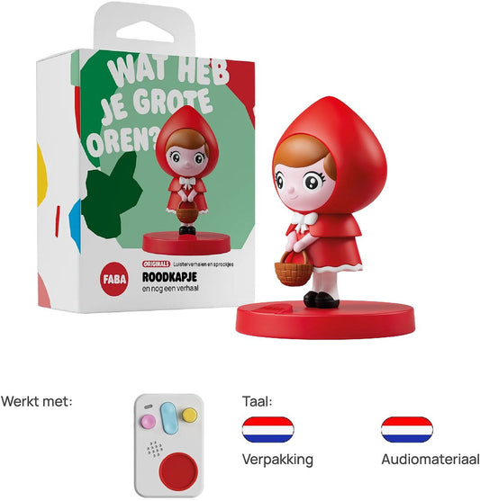 FABA | Roodkapje en Nog Een Verhaal – Sprookjes Luisterfiguur
