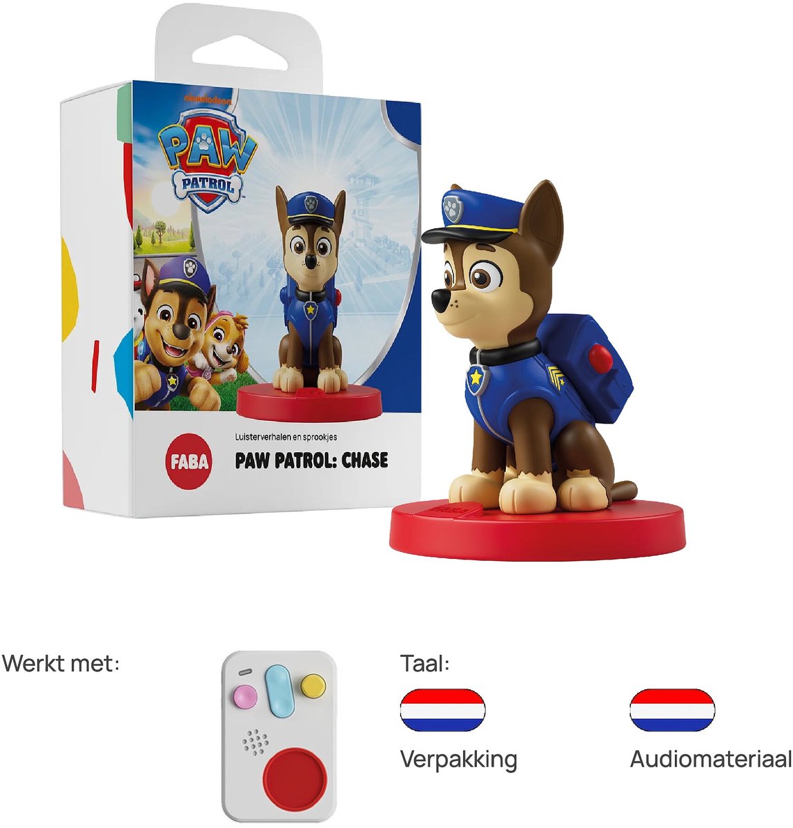 FABA | PAW Patrol Chase – Nederlandstalig Luisterfiguur