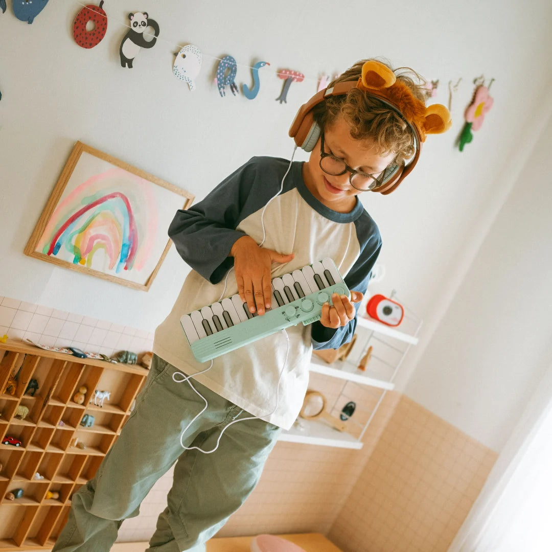 KidyWolf | KIDYPIANO Mini Kinderpiano met Verlichte Toetsen - Groen