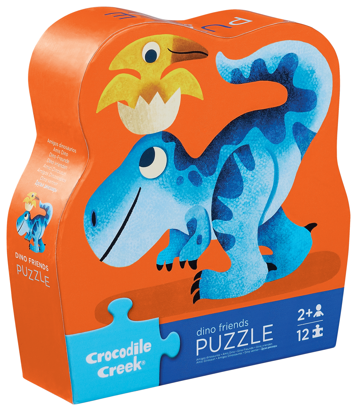 Crocodile Creek | Mini puzzel Dinovrienden - 12 stukjes