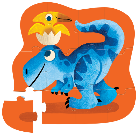 Crocodile Creek | Mini puzzel Dinovrienden - 12 stukjes