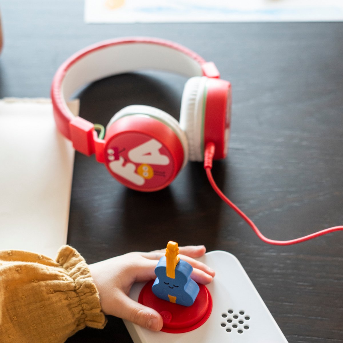 FABA | Tutum Kinderkoptelefoon Rood – Bedrade hoofdtelefoon