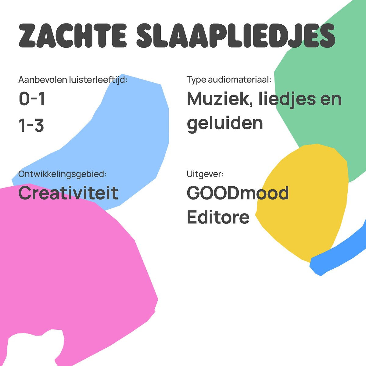 FABA | Luisterfiguur Zachte Slaapliedjes – Muziek voor het slapengaan