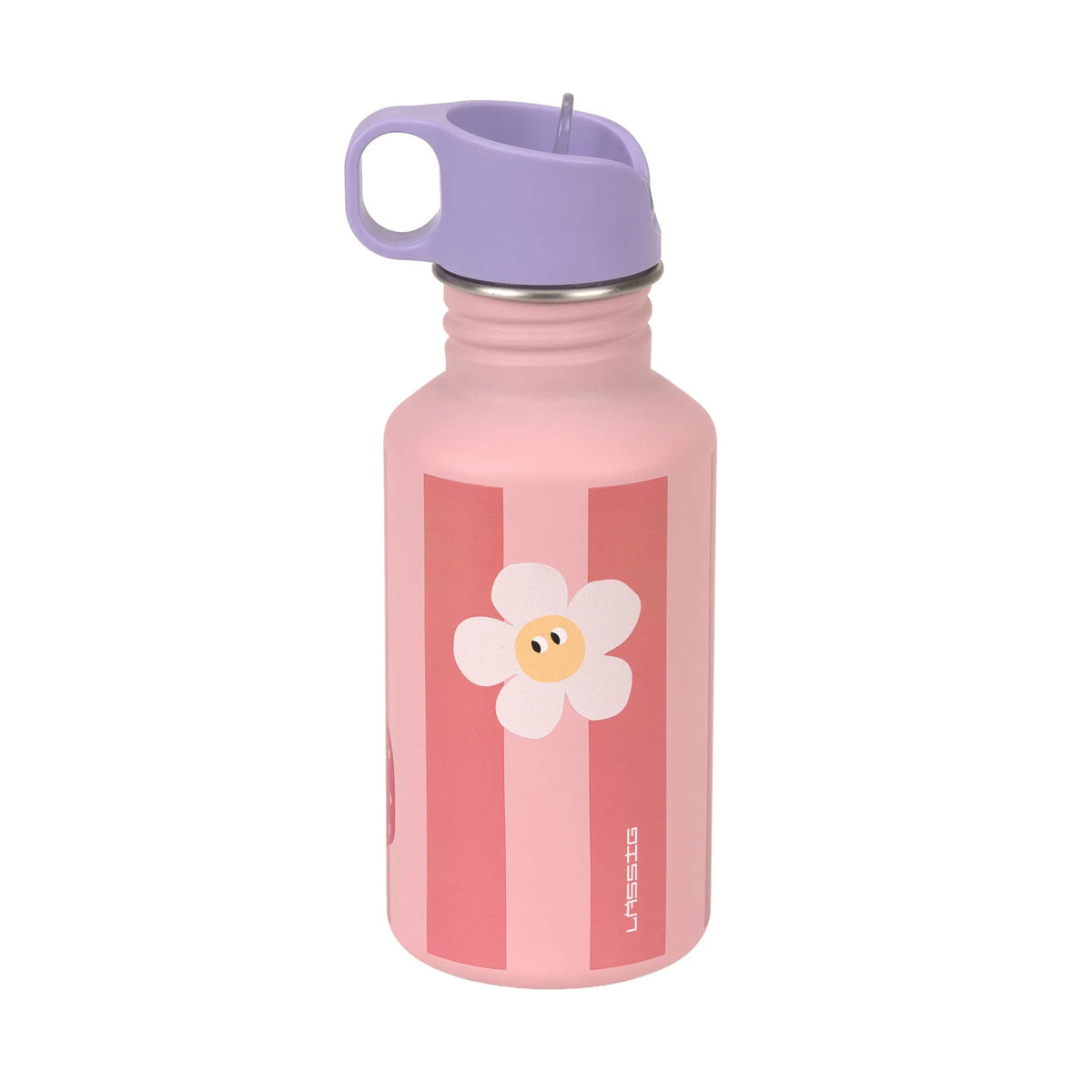 Lässig | RVS drinkfles 500 ml – Unique Stripes Fruits
