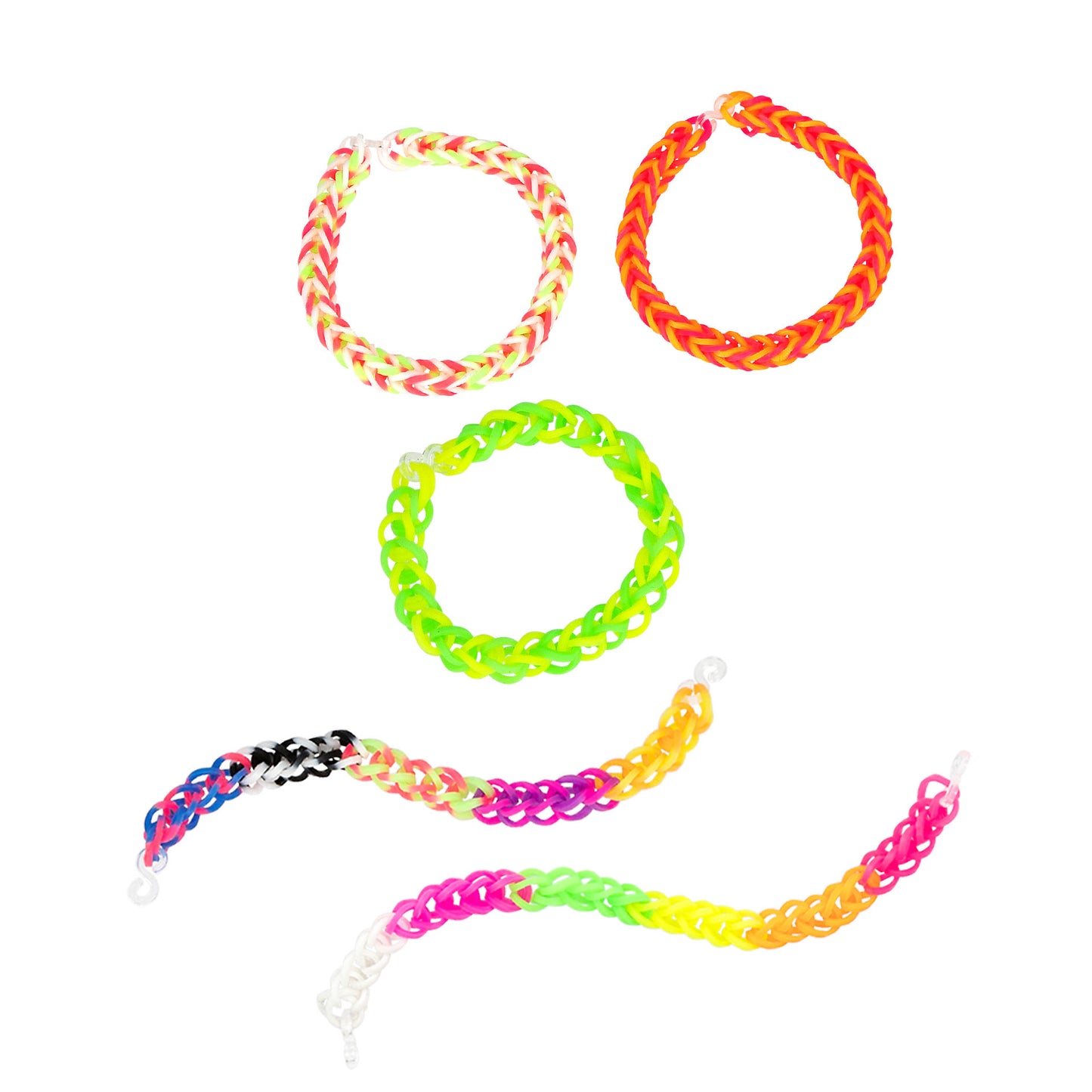 TOPModel | loom bandjes set – DIY loom box met neon elastiekjes & bedeltjes