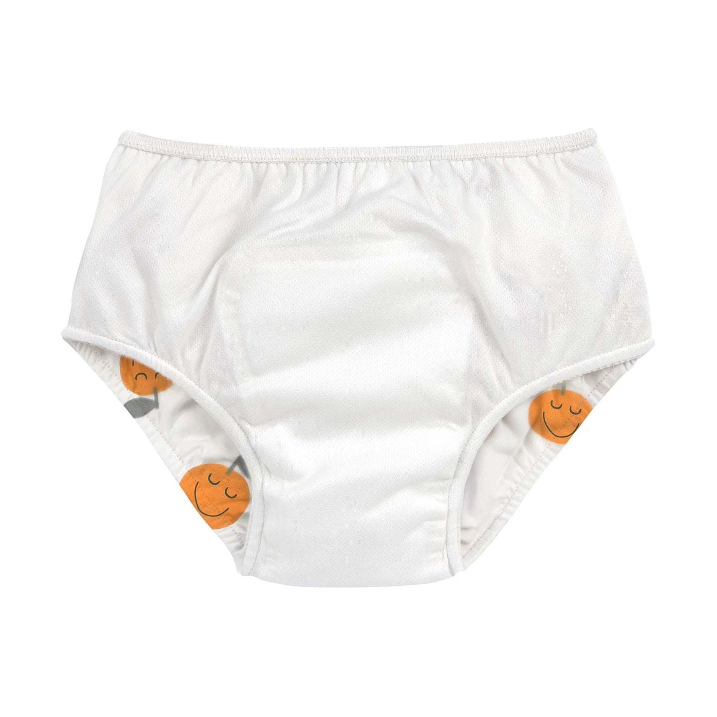 LÄSSIG | Swim Diaper Orange Sea Salt – Duurzame Zwemluier met Print