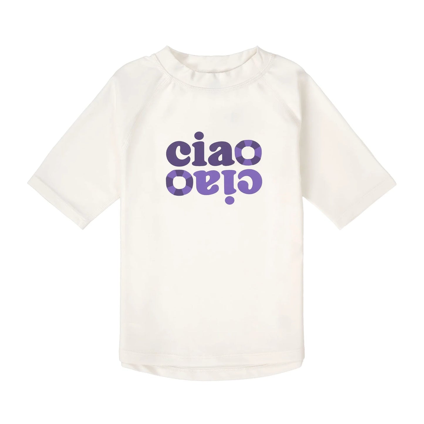 LÄSSIG | Rashguard Korte Mouw – UV Shirt Kind Purple Sea Salt