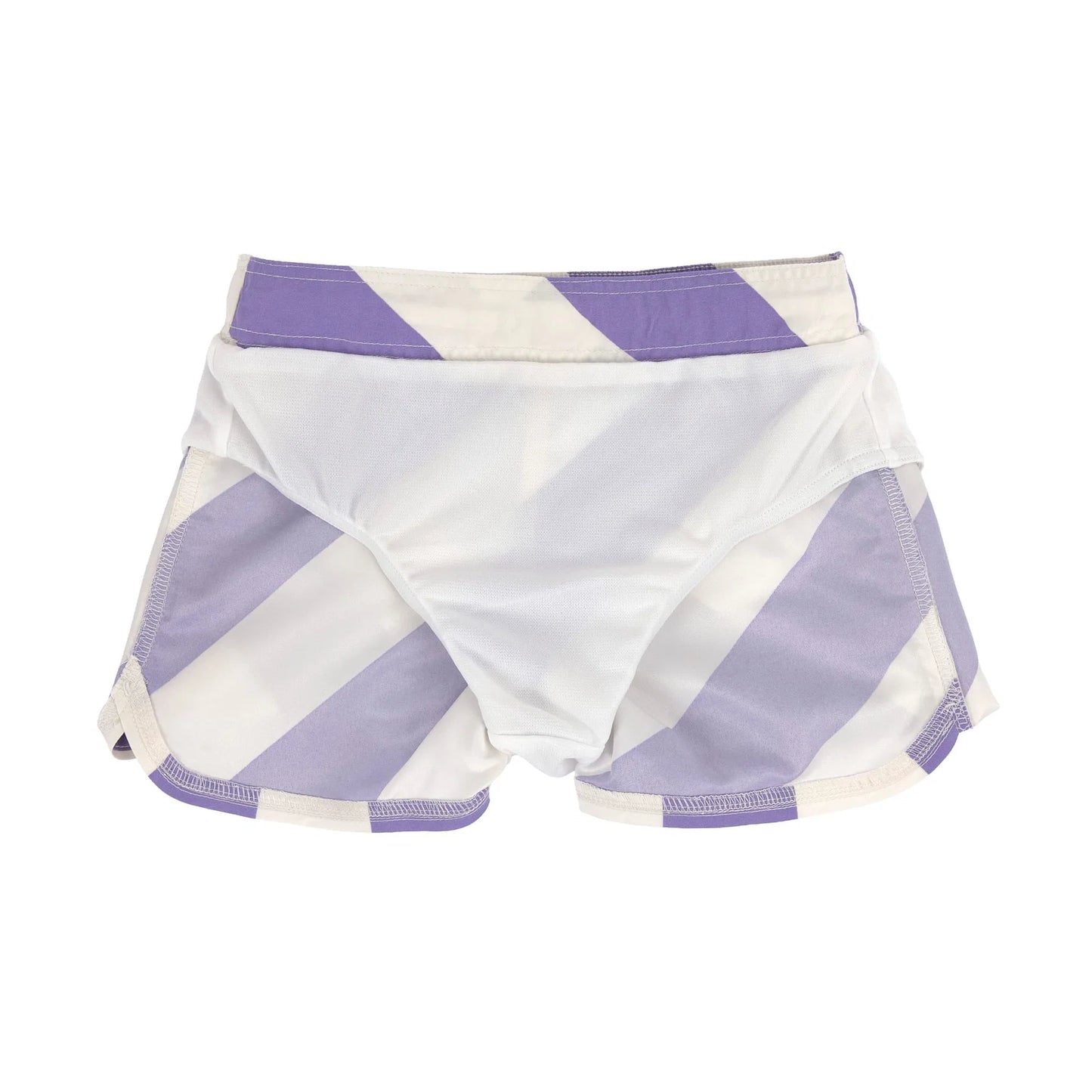 LÄSSIG | Boardie Shorts Kids Stripes Purple Sea Salt – Zwemshort Kind
