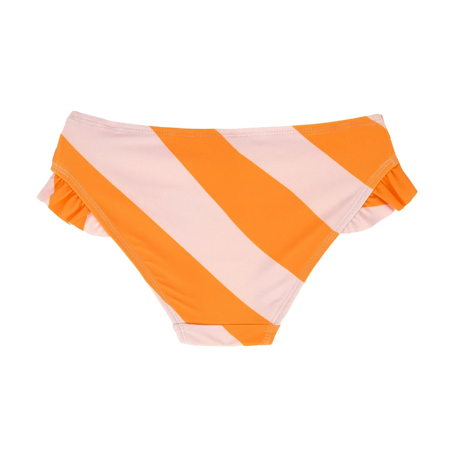 LÄSSIG | Bikini Broekje Strepen Roze Oranje – UV Zwemkleding Kind