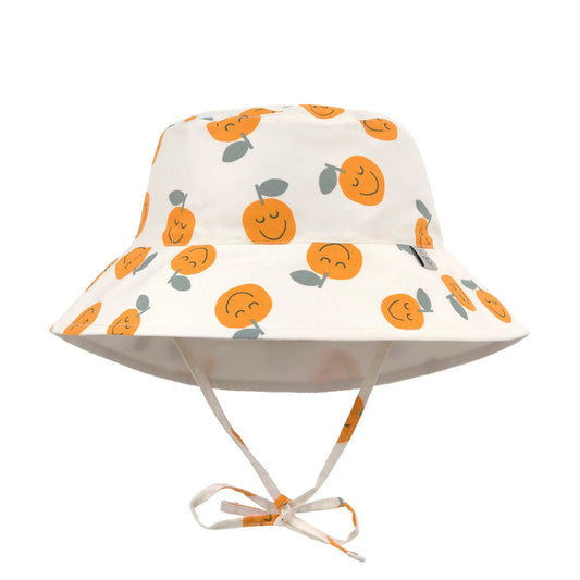LÄSSIG | UV zonnehoedje baby – bucket hat Orange Sea Salt