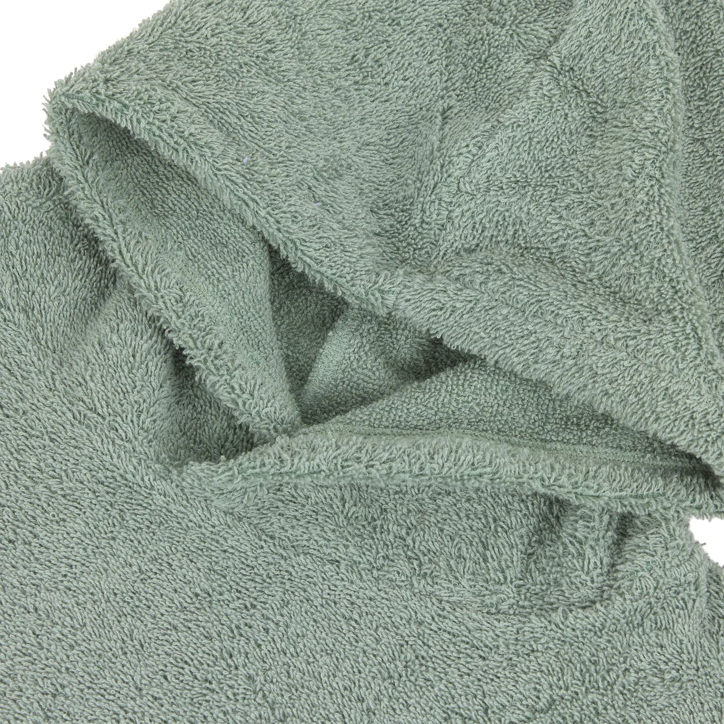 LÄSSIG | Terry Surf Poncho Groen – Kinder Badponcho met Capuchon 3-6 jaar