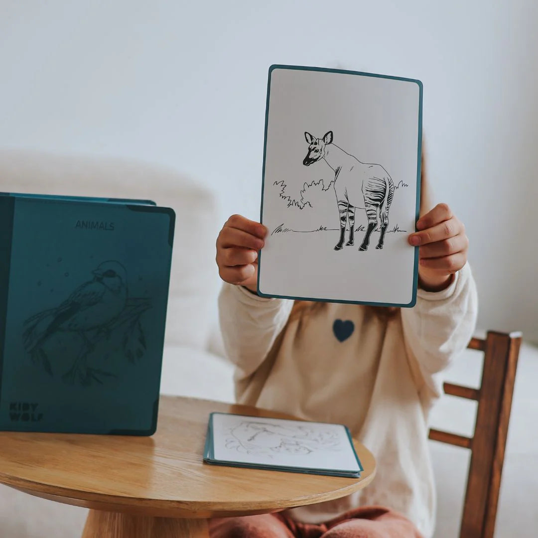 Kidywolf | KIDYDRAW Pad Animals – Lichtbak Tekenen voor Kinderen (8+)