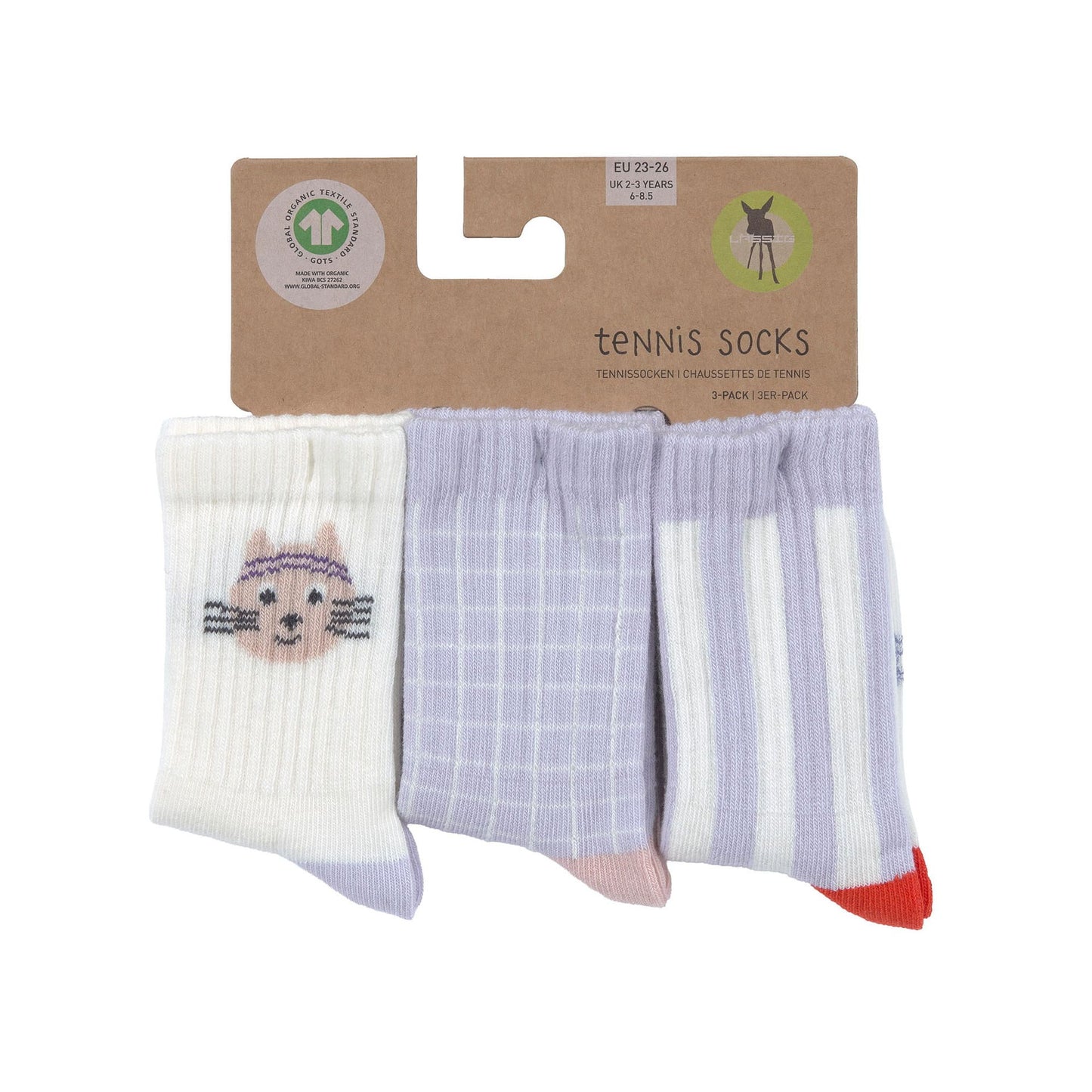 Lässig | tennissokken cat set van 3