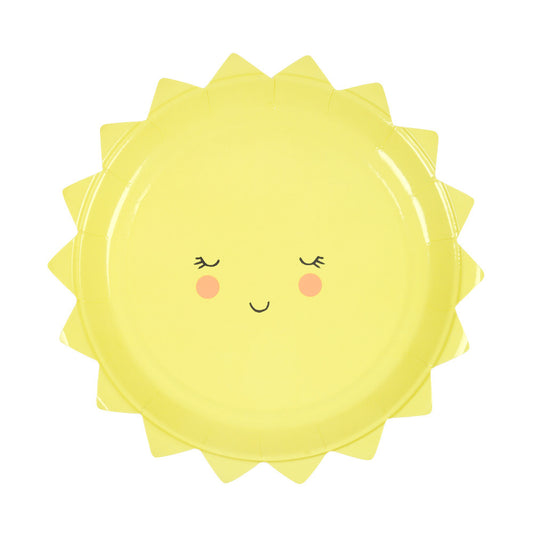 Meri Meri | Happy Sun bordjes (12 stuks)