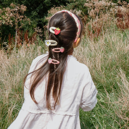 Rockahula | Haarclips meisjes aardbei & bloem